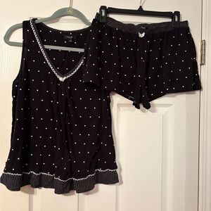 Simply Vera-Vera Wang Polka Dot Pajama Set 2PC